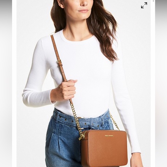 AUTHENTIC Michael Kors Jet Set Crossbody - Picture 2 of 4